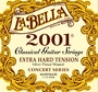 Комплект струн для классической гитары, La Bella 2001EH Extra Hard