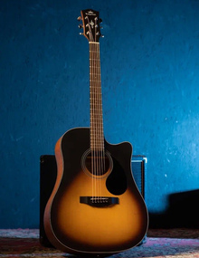 Трансакустическая гитара Kepma F2ME GA Honeyburst