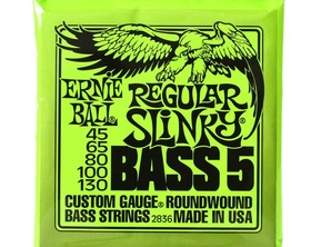 Струны для 5-струнной бас-гитары Ernie Ball Nickel Bass Reguilar Slinky 5