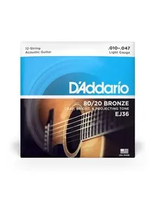 Струны для акустической гитары фосфорная бронза Light 12-53 D`Addario EJ16 PHOSPHOR BRONZE
