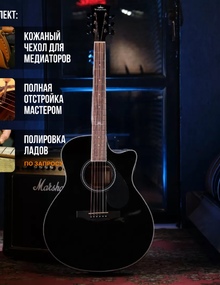 Акустическая гитара Fender CD-60SCE Dread Natural